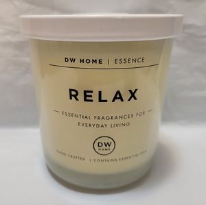 DW Home Relax White Patchouli 1 Wick Scented Candle 9 oz NWOT